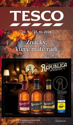 leták Tesco