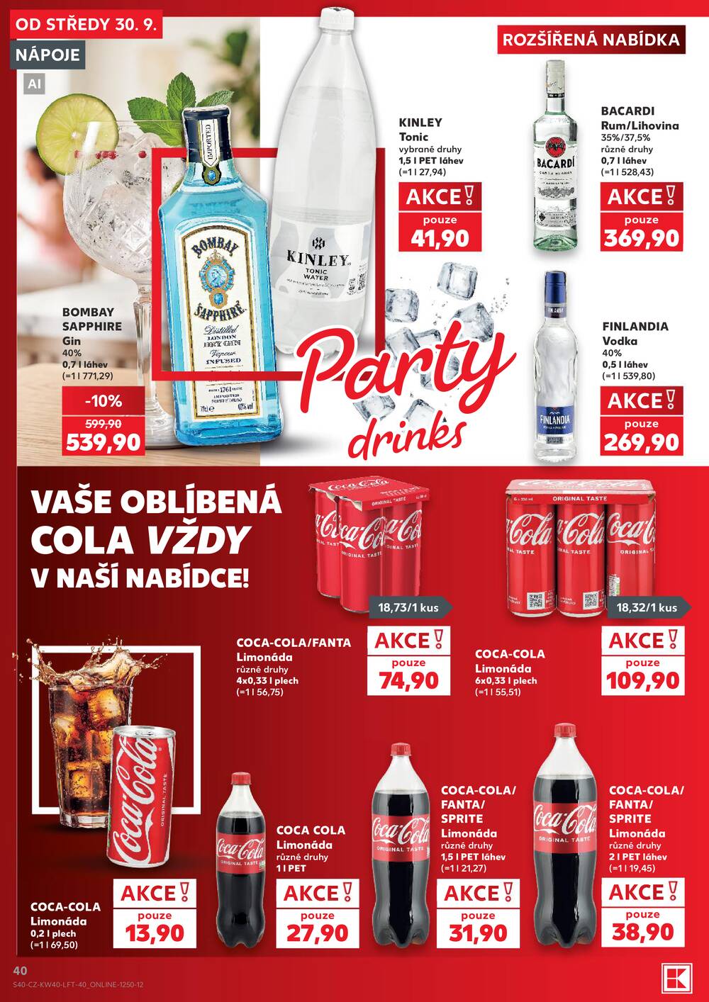 Kaufland 30.9. - 6.10. - Kaufland - Benešov