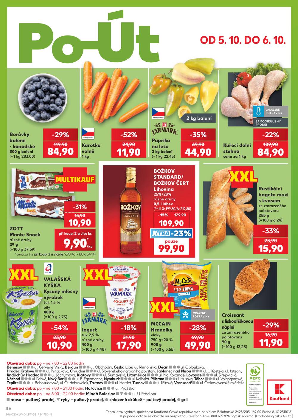 Kaufland 30.9. - 6.10. - Kaufland - Lovosice (Siřejovická)