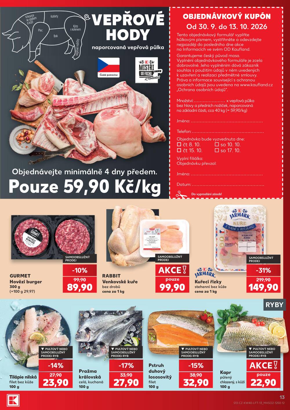 Kaufland 30.9. - 6.10. - Kaufland - Prostějov (Okružní ulice)