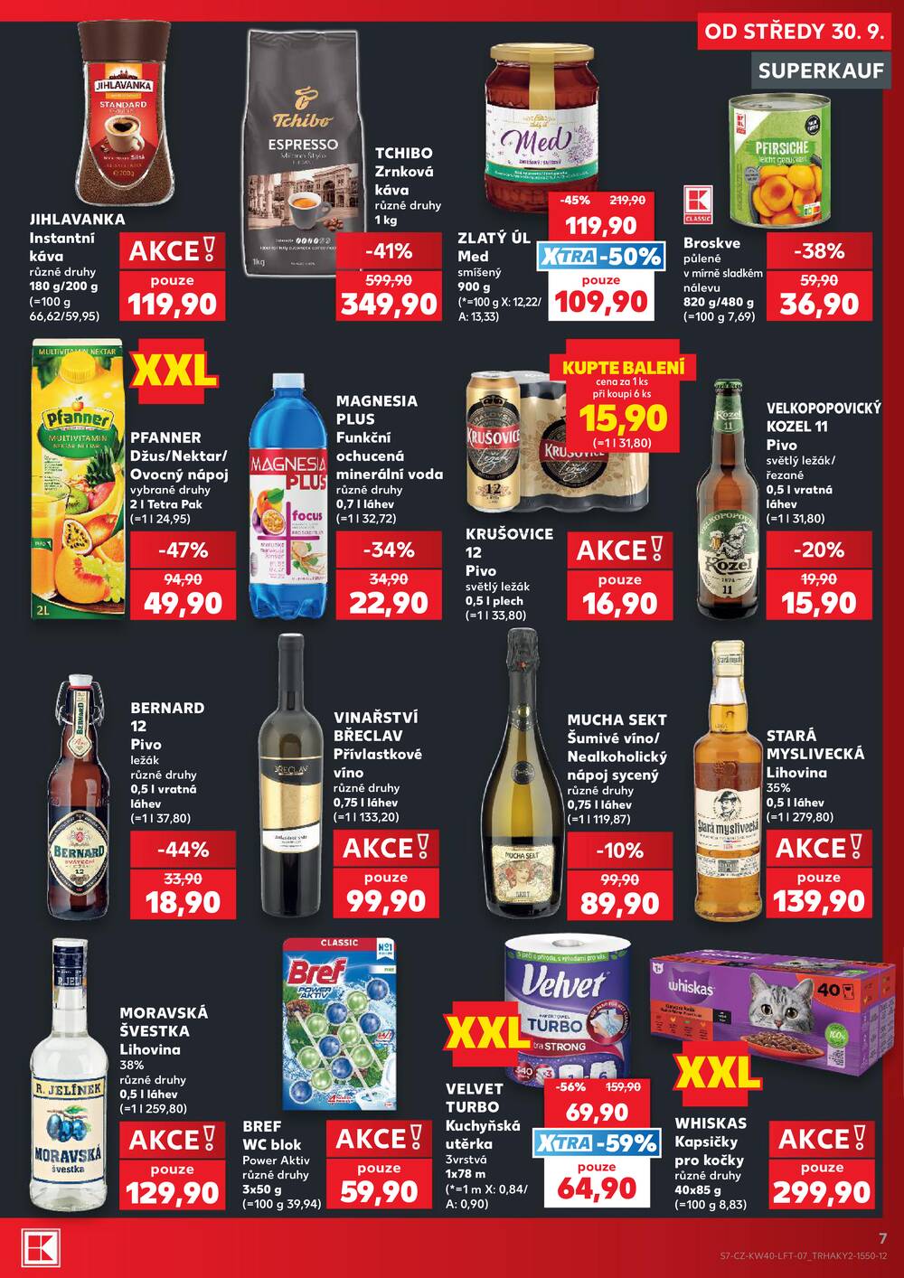 Kaufland 30.9. - 6.10. - Kaufland Poděbrady - U Garáží