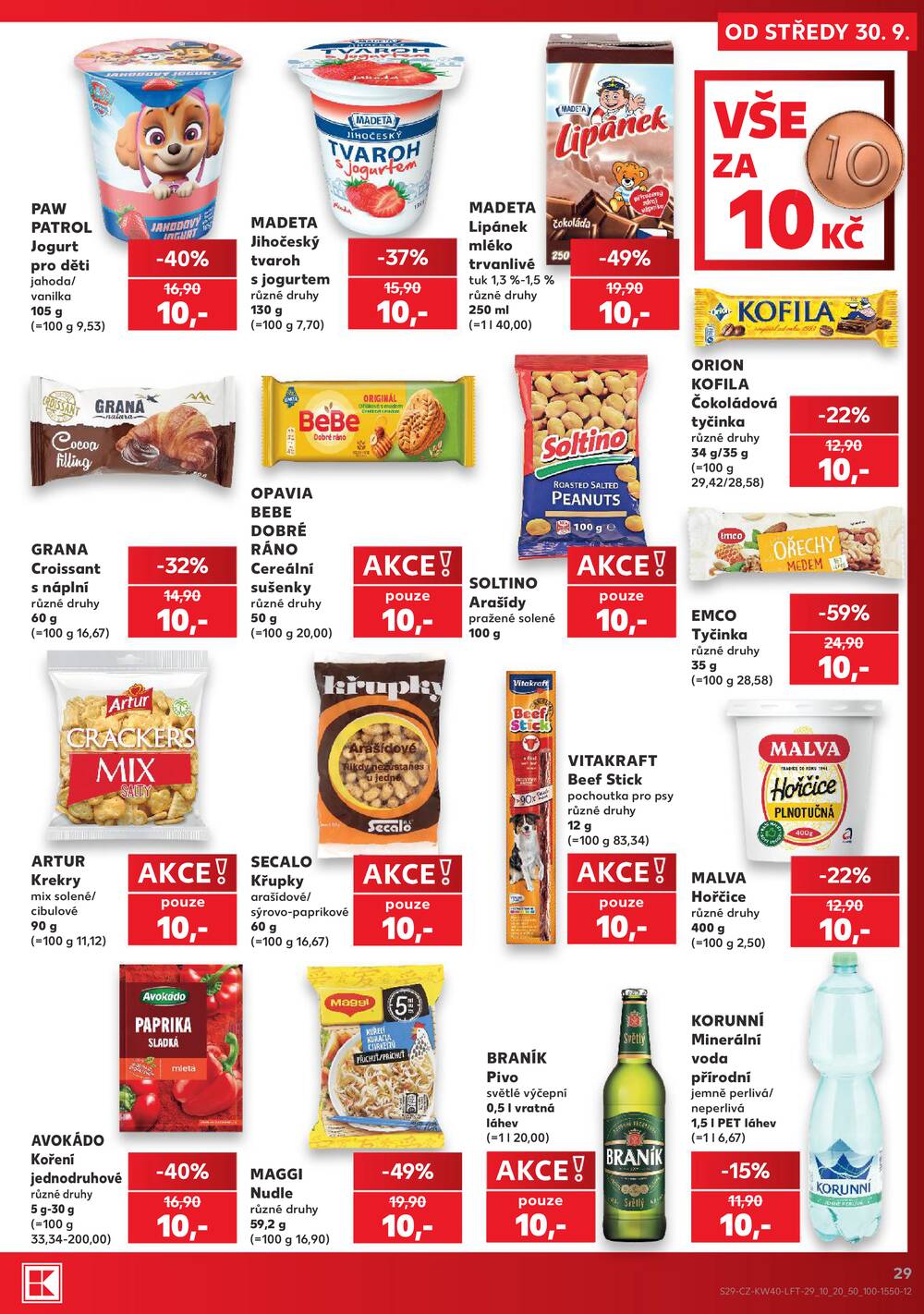 Kaufland 30.9. - 6.10. - Kaufland - Roudnice nad Labem