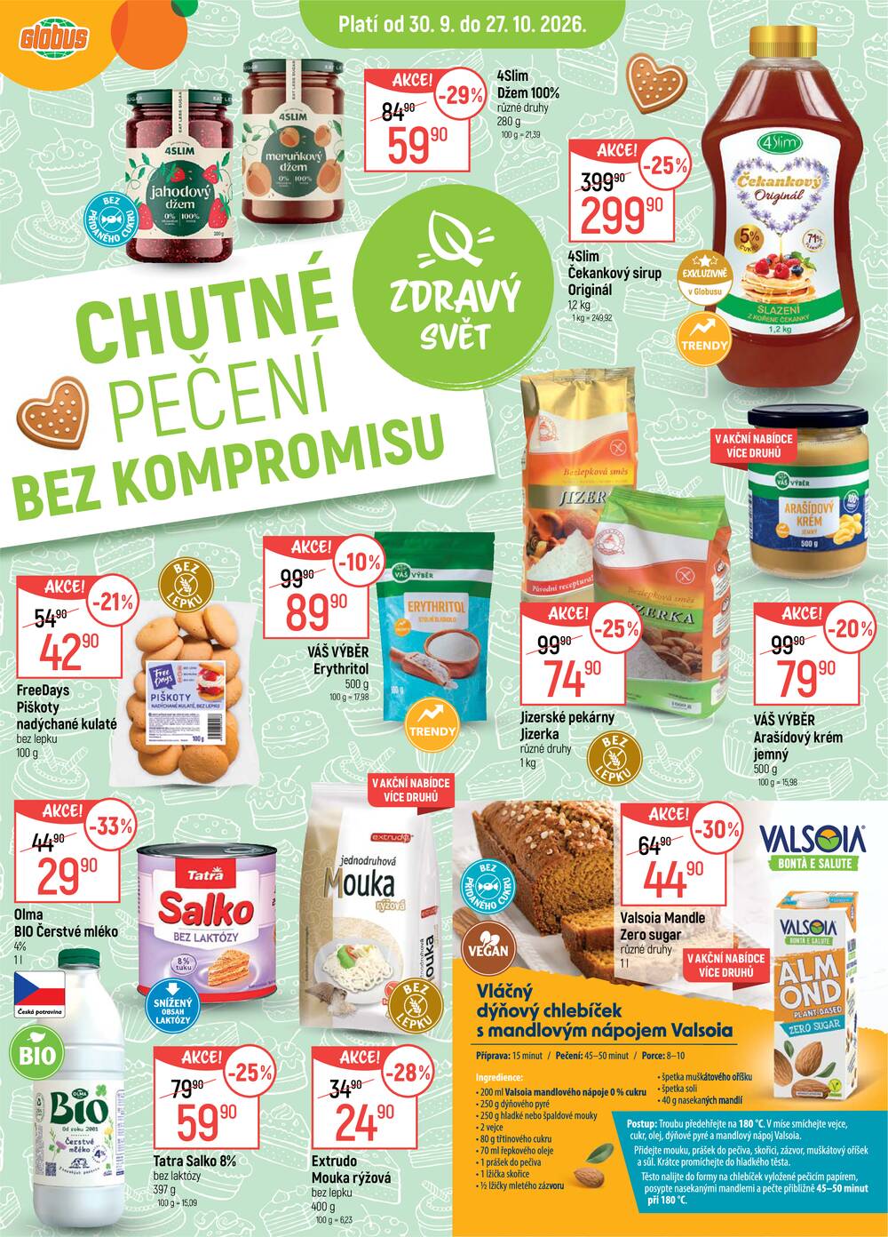 Akční leták Globus 30.9. - 27.10.2026 - Globus Pardubice
