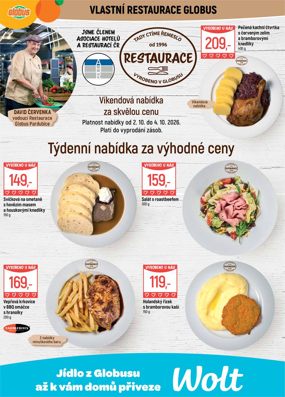 Akční leták Globus 30.9. - 6.10.2026 - Globus Pardubice