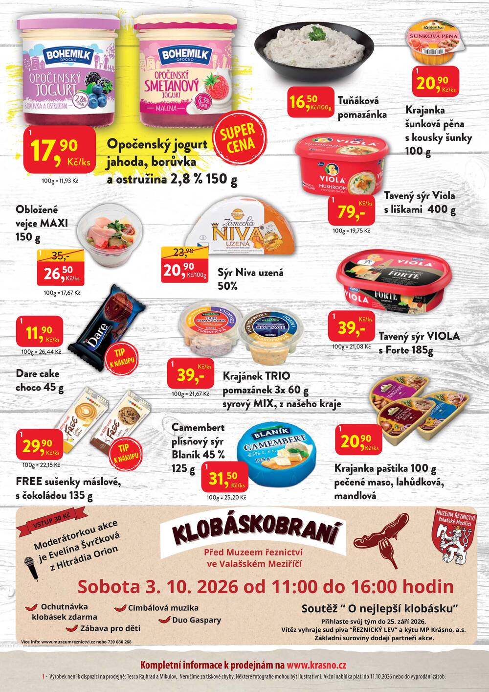 Krásno od 28.9. do 11.10.2026