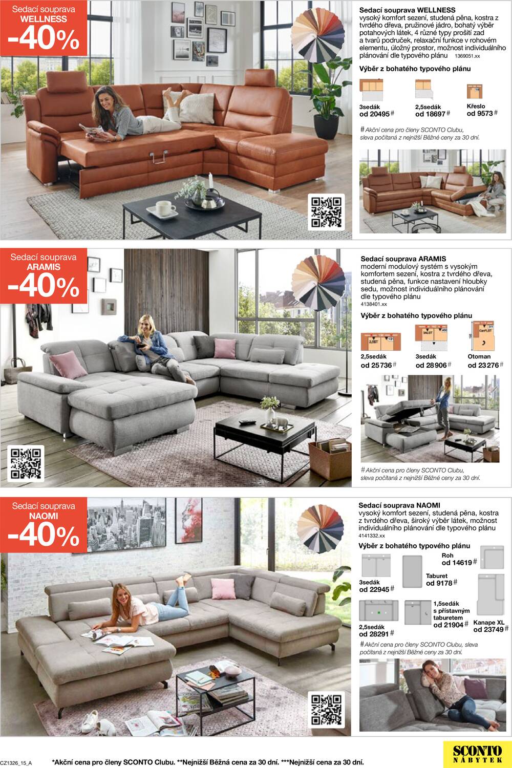 Leták SCONTO Nábytek - Sconto nábytek od 14.10. do 10.11.2026 - strana 15