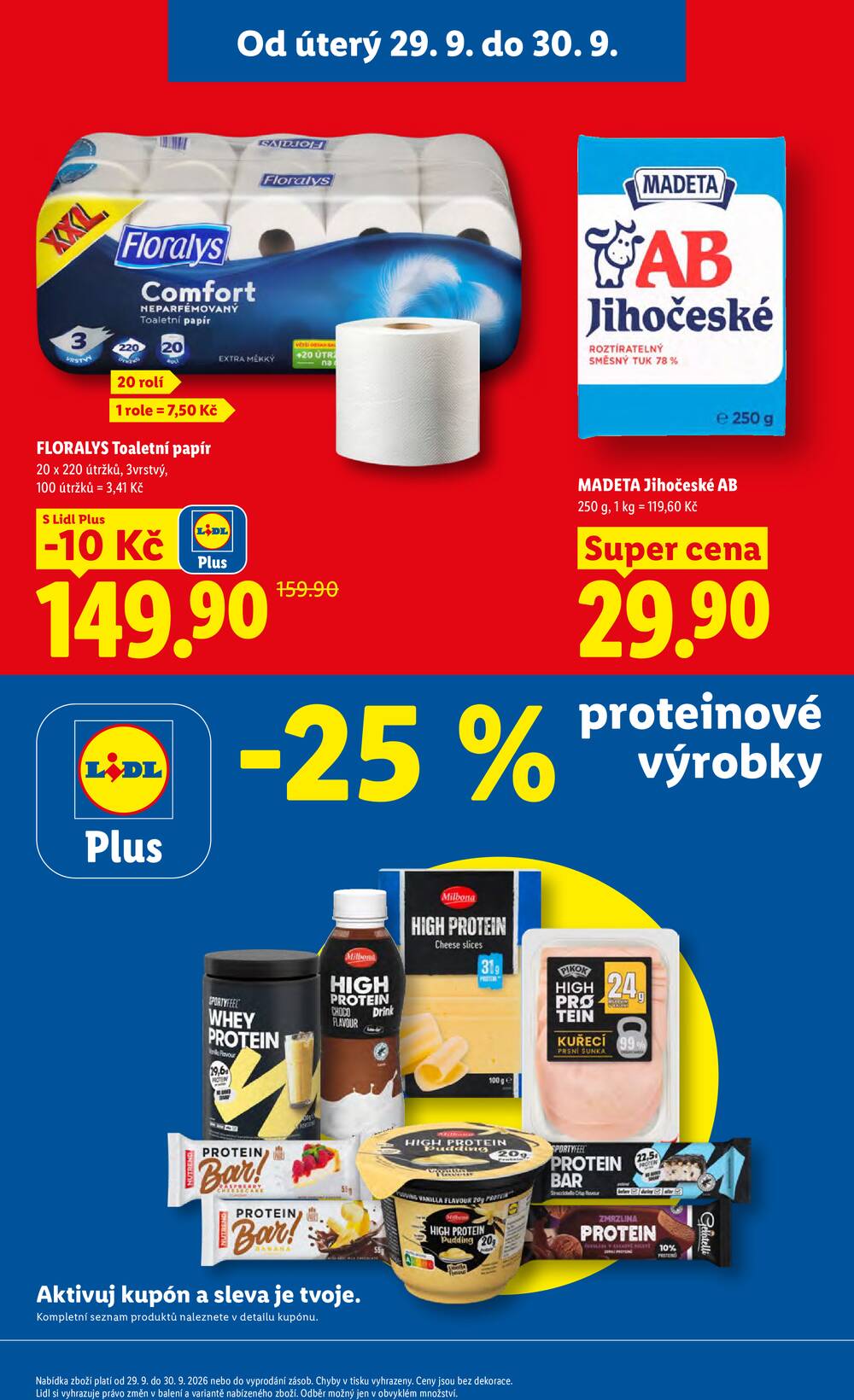 Lidl od 29.9. do 30.9.2026