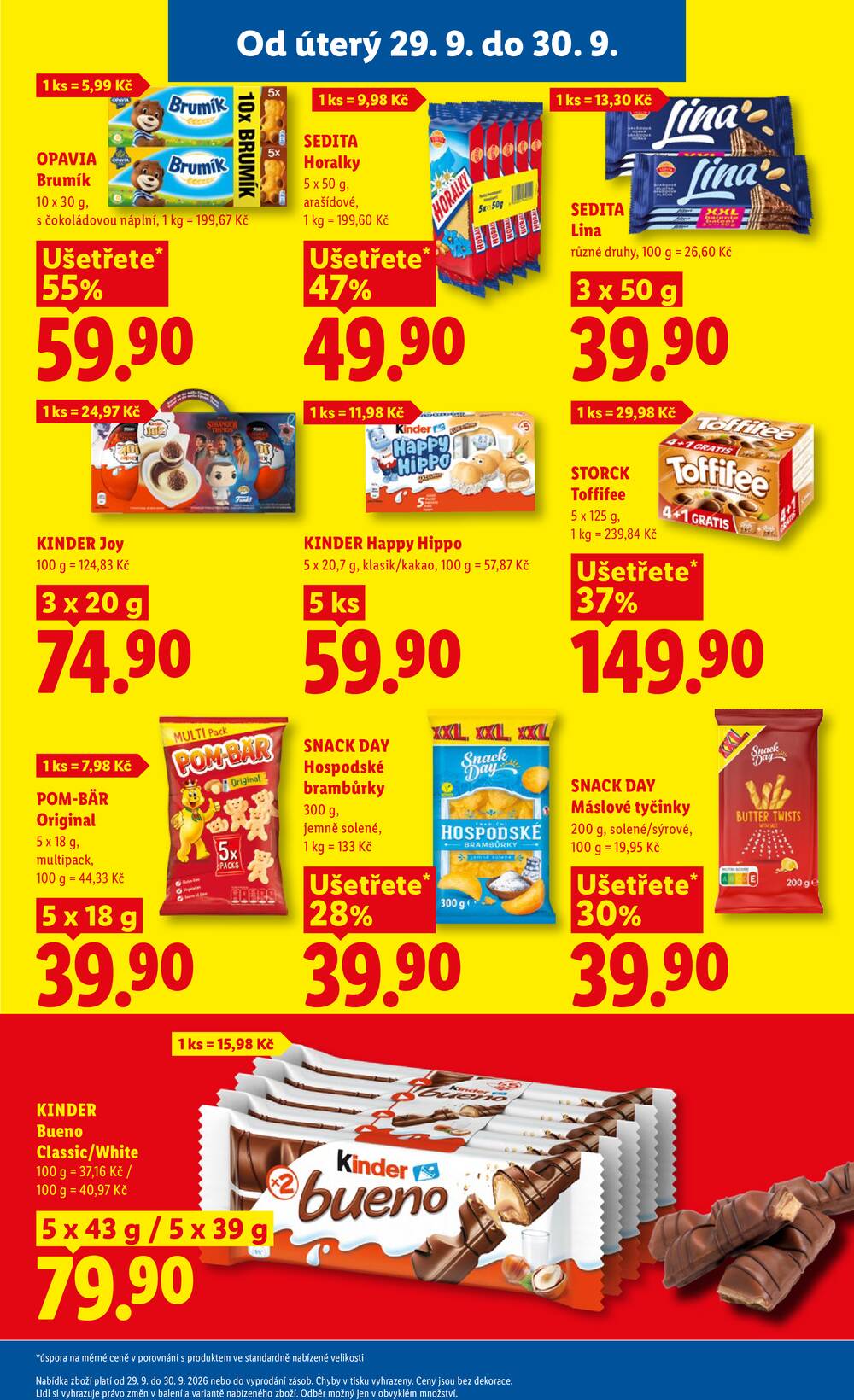 Lidl od 29.9. do 30.9.2026