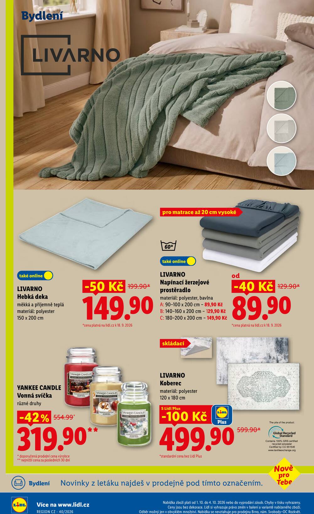 Leták Lidl - Lidl Čtvrtek od 1.10. do 4.10.2026 - strana 48 Leták Lidl - Lidl Čtvrtek od 1.10. do 4.10.2026 - strana 48