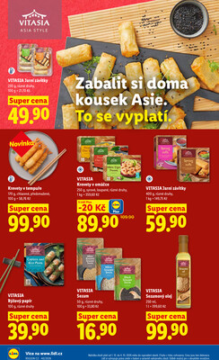 Lidl Čtvrtek od 1.10. do 4.10.2026