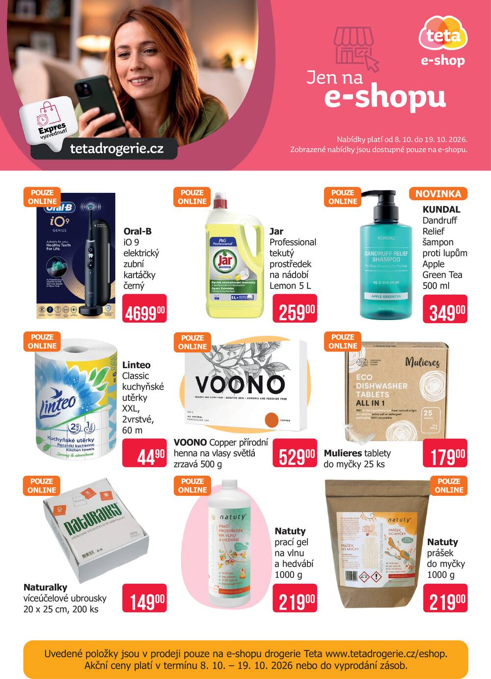 Leták Teta drogerie - Teta drogerie Eshop od 8.10. do 19.10.2026 - strana 1 Leták Teta drogerie - Teta drogerie Eshop od 8.10. do 19.10.2026 - strana 1