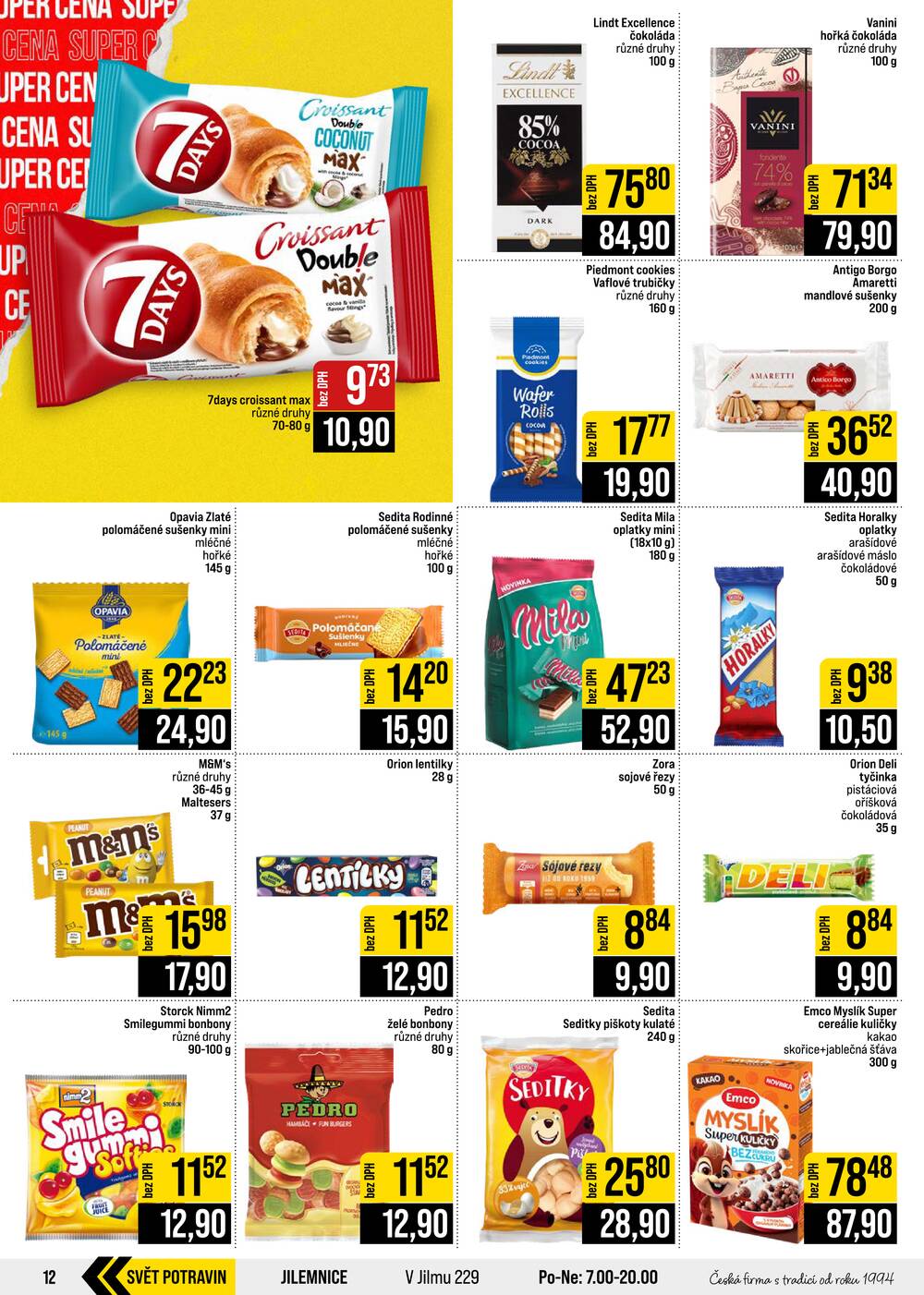 Leták JIP - JIP Cash & Carry Brno, Praha, Ostrava, Jilemnice, Pardubice, Ostrava, Karlovy Vary, Olomouc a Zlín od 30.9. do 6.10.2026 - strana 12 Leták JIP - JIP Cash & Carry Brno, Praha, Ostrava, Jilemnice, Pardubice, Ostrava, Karlovy Vary, Olomouc a Zlín od 30.9. do 6.10.2026 - strana 12