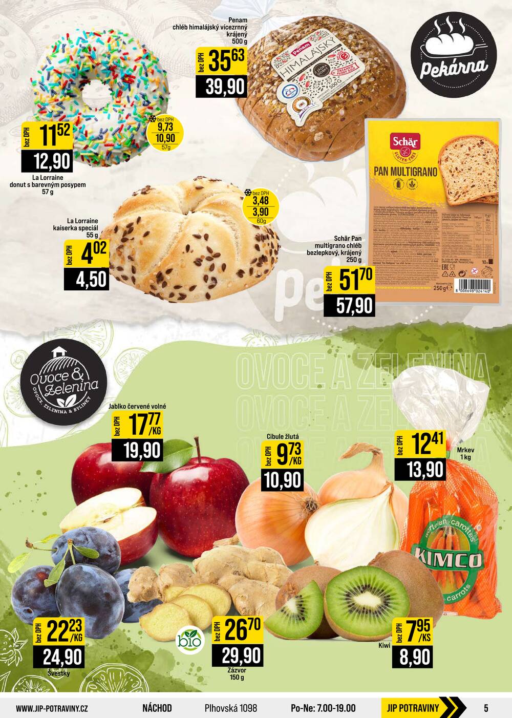 Leták JIP - JIP Cash & Carry České Budějovice, Most, Náchod, Polička, Sušice a Svoboda nad Úpou od 30.9. do 6.10.2026 - strana 5