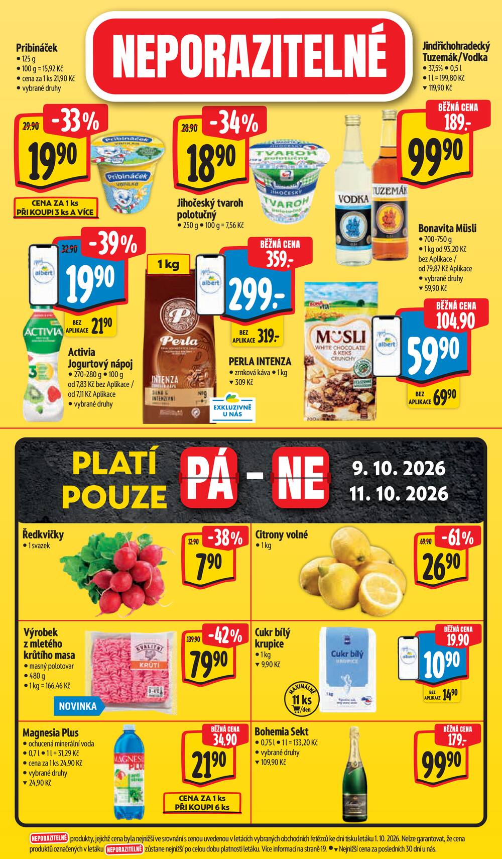 Leták Albert - Albert Supermarket Jihomoravský od 7.10. do 13.10.2026 - strana 8 Leták Albert - Albert Supermarket Jihomoravský od 7.10. do 13.10.2026 - strana 8