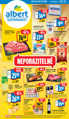 Leták Albert Supermarket Jihomoravský od 7.10. do 13.10.2026