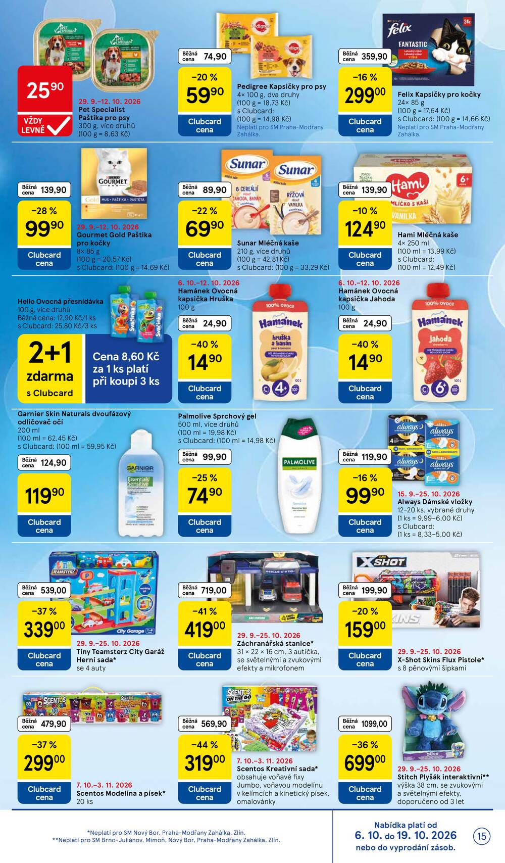 Leták Tesco - Tesco supermarkety od 7.10. do 13.10.2026 - strana 15 Leták Tesco - Tesco supermarkety od 7.10. do 13.10.2026 - strana 15