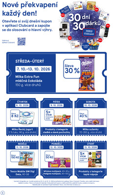 Tesco hypermarkety od 7.10. do 13.10.2026