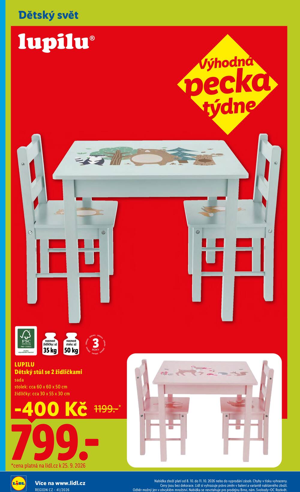 Lidl Čtvrtek od 8.10. do 11.10.2026