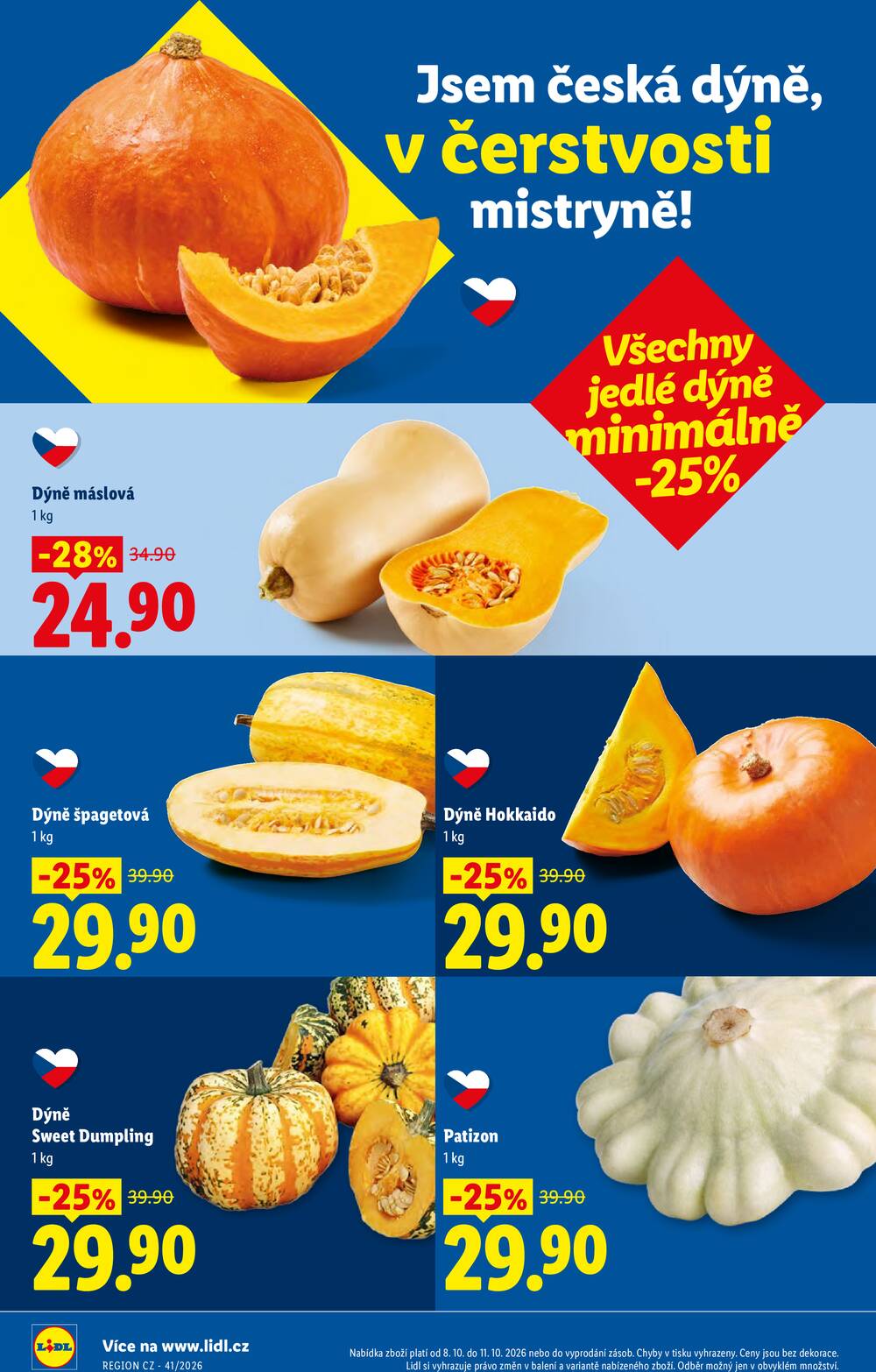 Lidl Čtvrtek od 8.10. do 11.10.2026