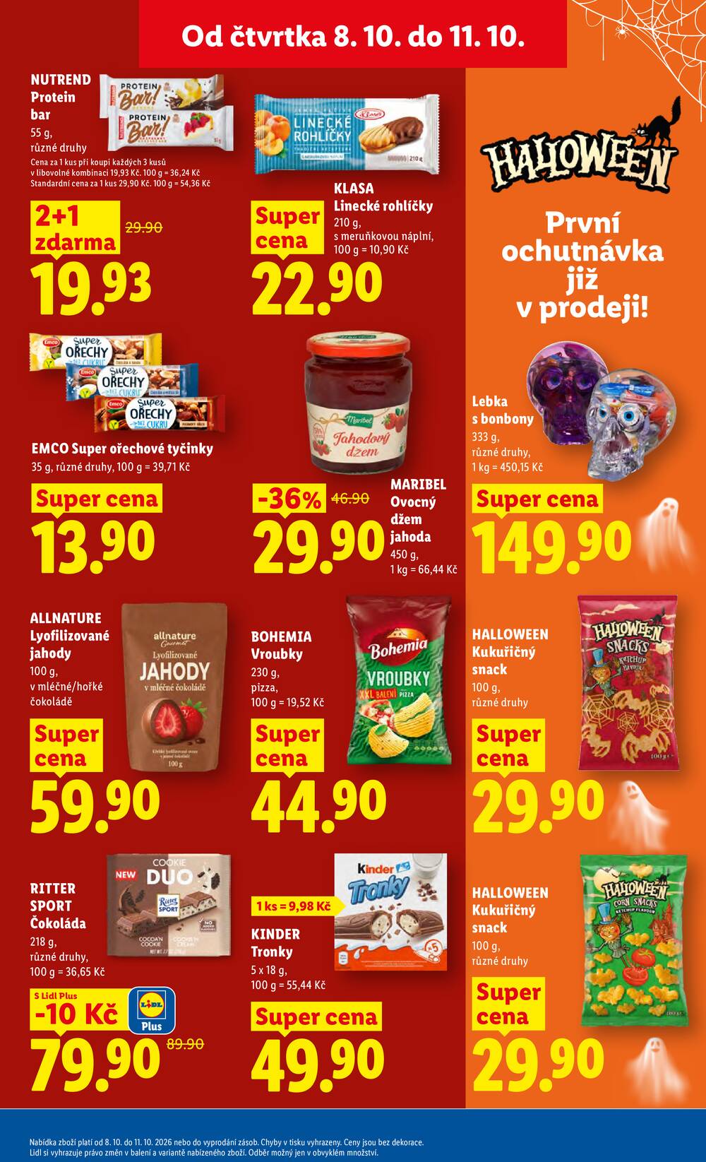 Lidl Čtvrtek od 8.10. do 11.10.2026