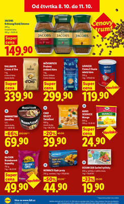 Lidl Čtvrtek od 8.10. do 11.10.2026