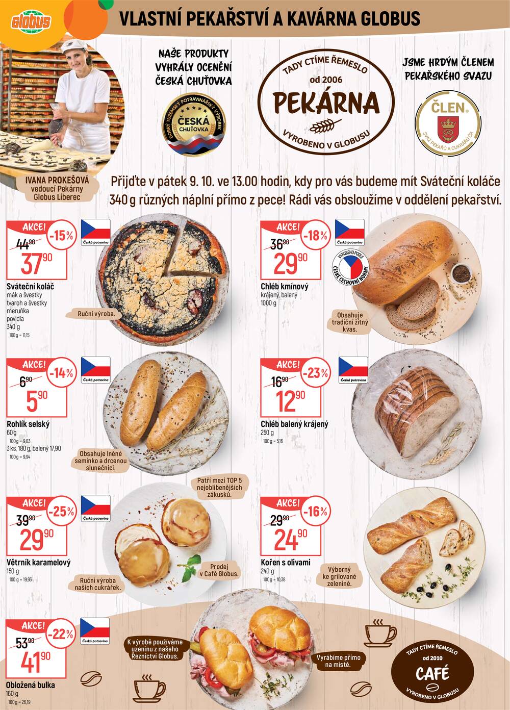 Akční leták Globus 7.10. - 13.10.2026 - Globus Liberec