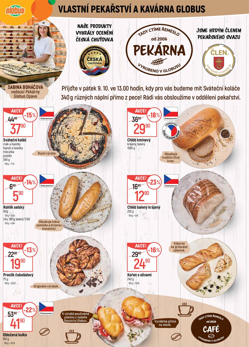 Akční leták Globus 7.10. - 13.10.2026 - Globus Opava