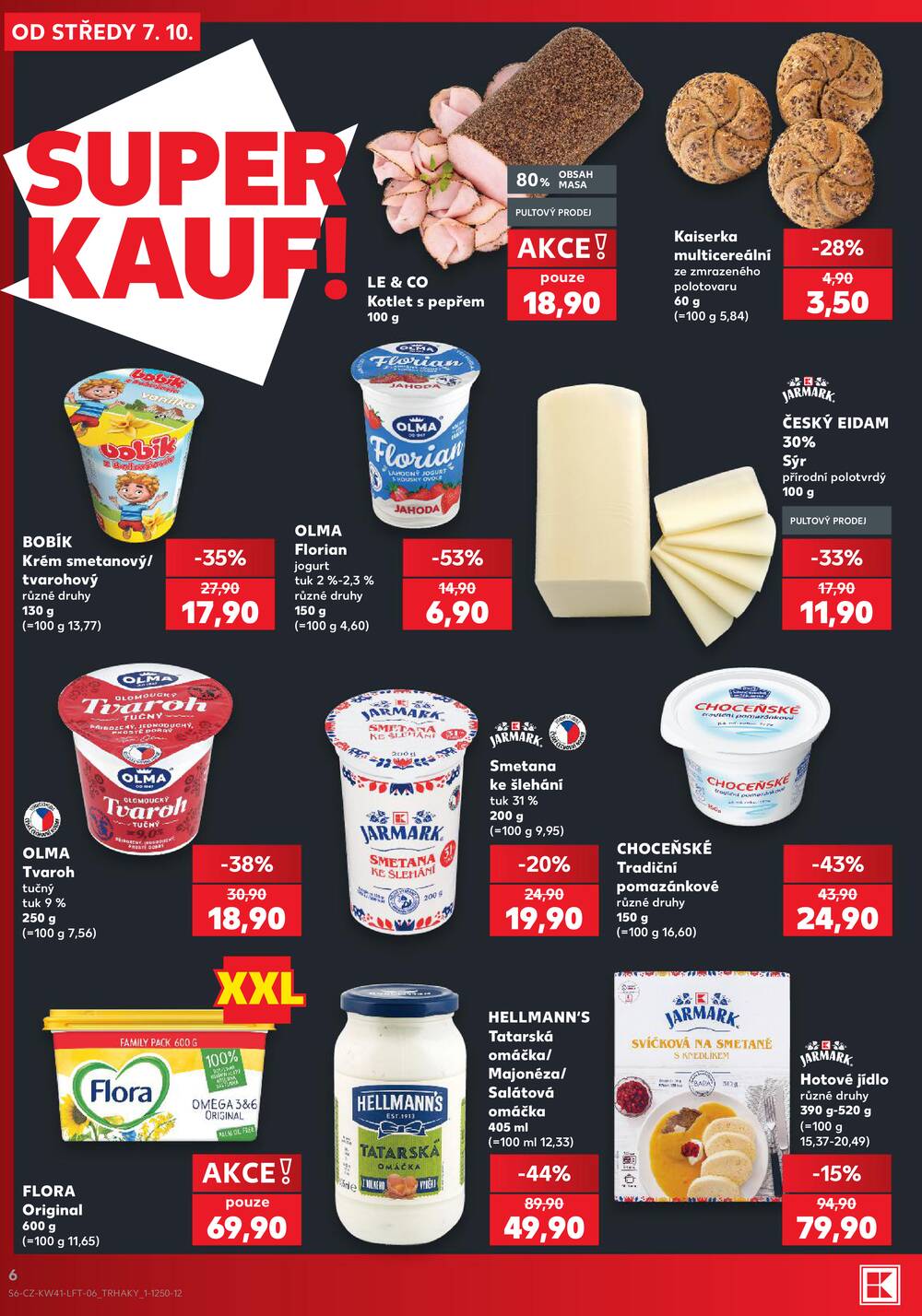 Leták Kaufland - Kaufland 7.10. - 13.10. - Kaufland - Praha 3 (Jarov) - strana 6