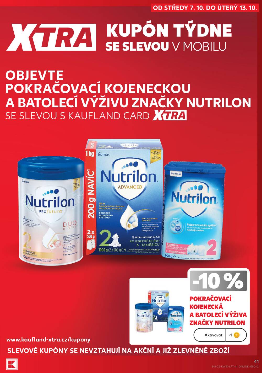 Leták Kaufland - Kaufland 7.10. - 13.10. - Kaufland Praha Čestlice - strana 41