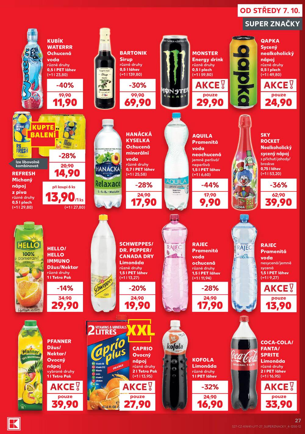 Kaufland 7.10. - 13.10. - Kaufland - Praha 5 (Stodůlky)
