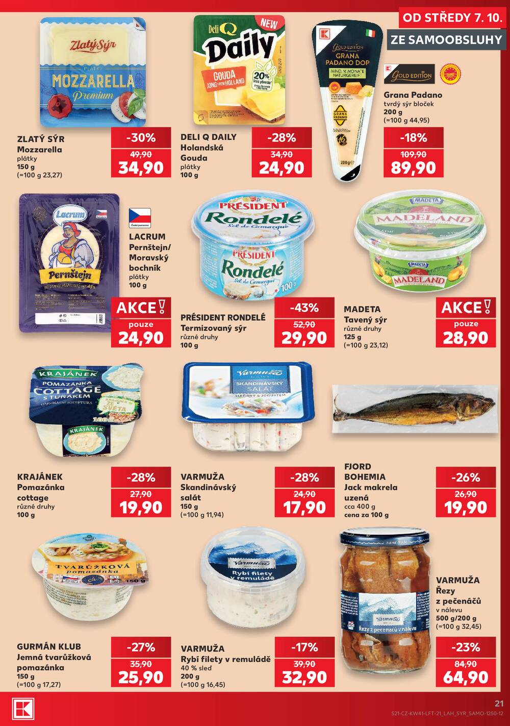 Kaufland 7.10. - 13.10. - Kaufland - Teplice (Čs. Dobrovolců)