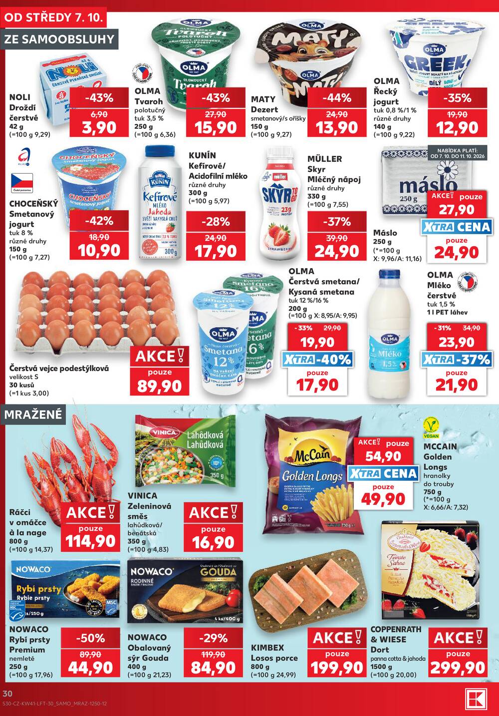 Kaufland 7.10. - 13.10. - Kaufland - Jablonec nad Nisou (Jateční)