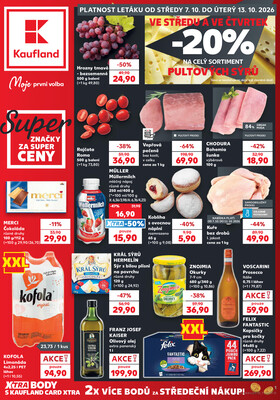 Leták Kaufland 7.10. - 13.10. - Kaufland - Frýdek Místek