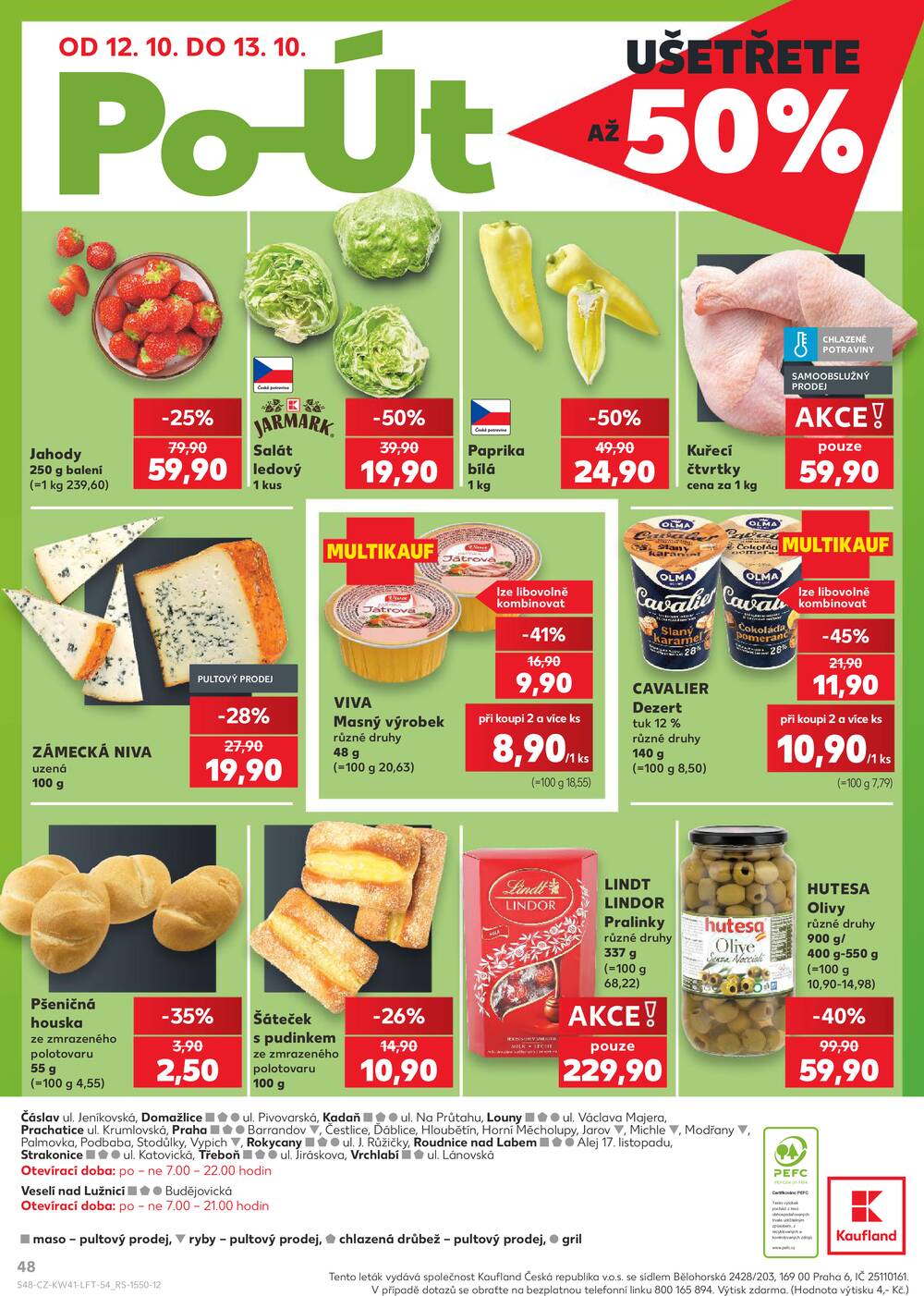 Kaufland 7.10. - 13.10. - Kaufland - Praha 8 (Malý Klín)