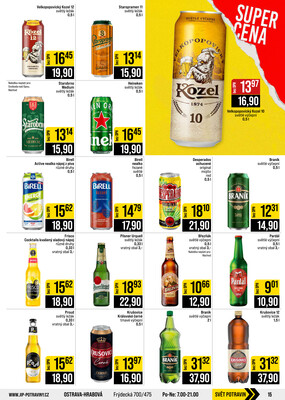 JIP Cash & Carry České Budějovice, Most, Náchod, Polička, Sušice a Svoboda nad Úpou od 7.10. do 13.10.2026