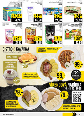 JIP Cash & Carry České Budějovice, Most, Náchod, Polička, Sušice a Svoboda nad Úpou od 7.10. do 13.10.2026