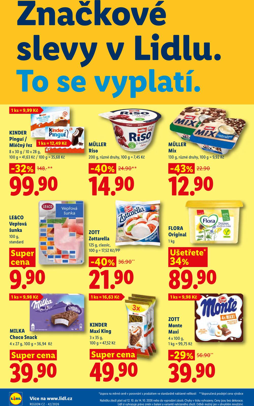 Lidl od 12.10. do 14.10.2026
