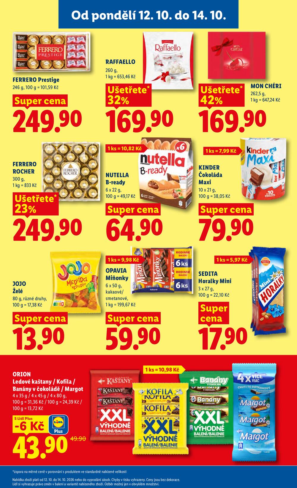 Lidl od 12.10. do 14.10.2026