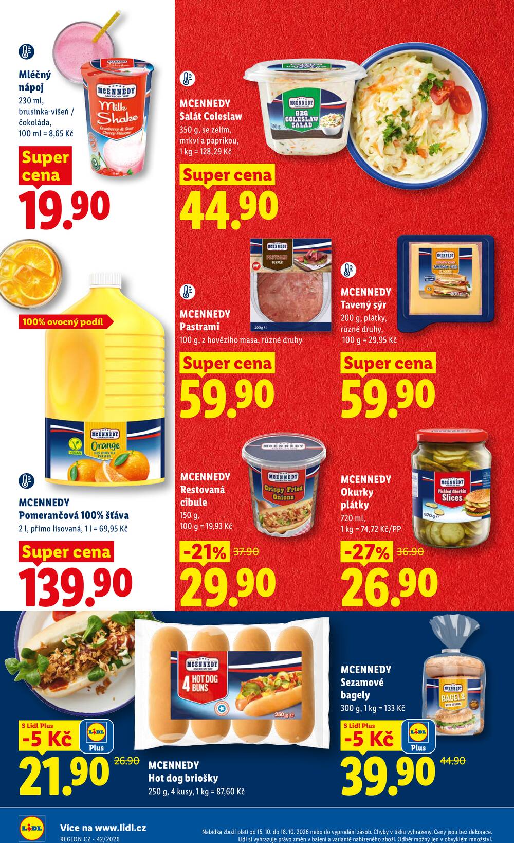 Lidl Čtvrtek od 15.10. do 18.10.2026