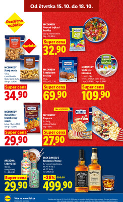 Lidl Čtvrtek od 15.10. do 18.10.2026