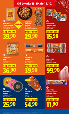 Lidl Čtvrtek od 15.10. do 18.10.2026