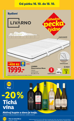 Lidl Čtvrtek od 15.10. do 18.10.2026