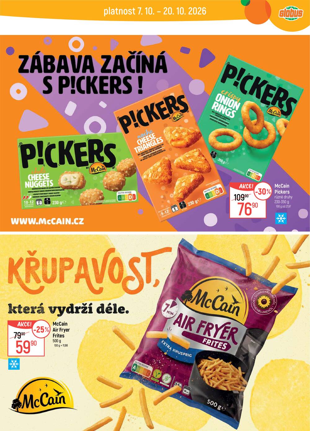 Akční leták Globus 14.10. - 20.10.2026 - Globus Ostrava