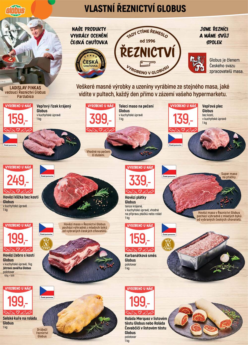 Akční leták Globus 14.10. - 20.10.2026 - Globus Pardubice