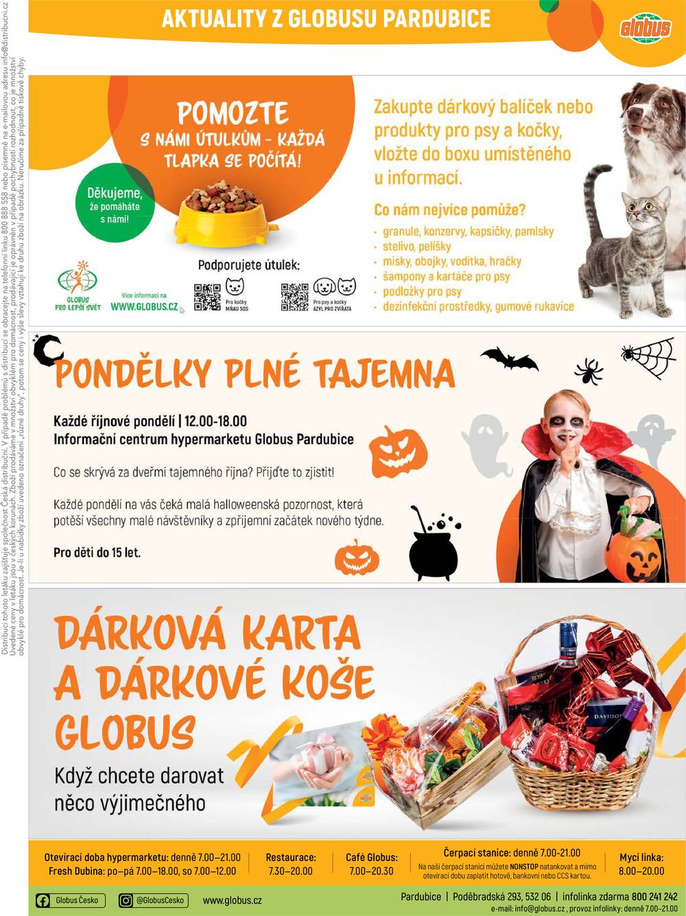 Akční leták Globus 14.10. - 20.10.2026 - Globus Pardubice