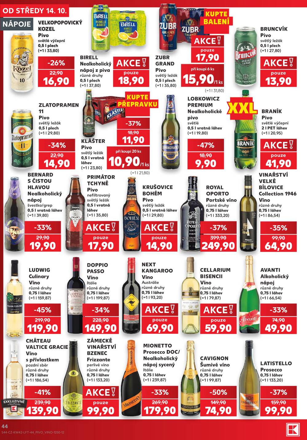 Kaufland 14.10. - 20.10. - Kaufland - Veselí nad Lužnicí - Budějovická