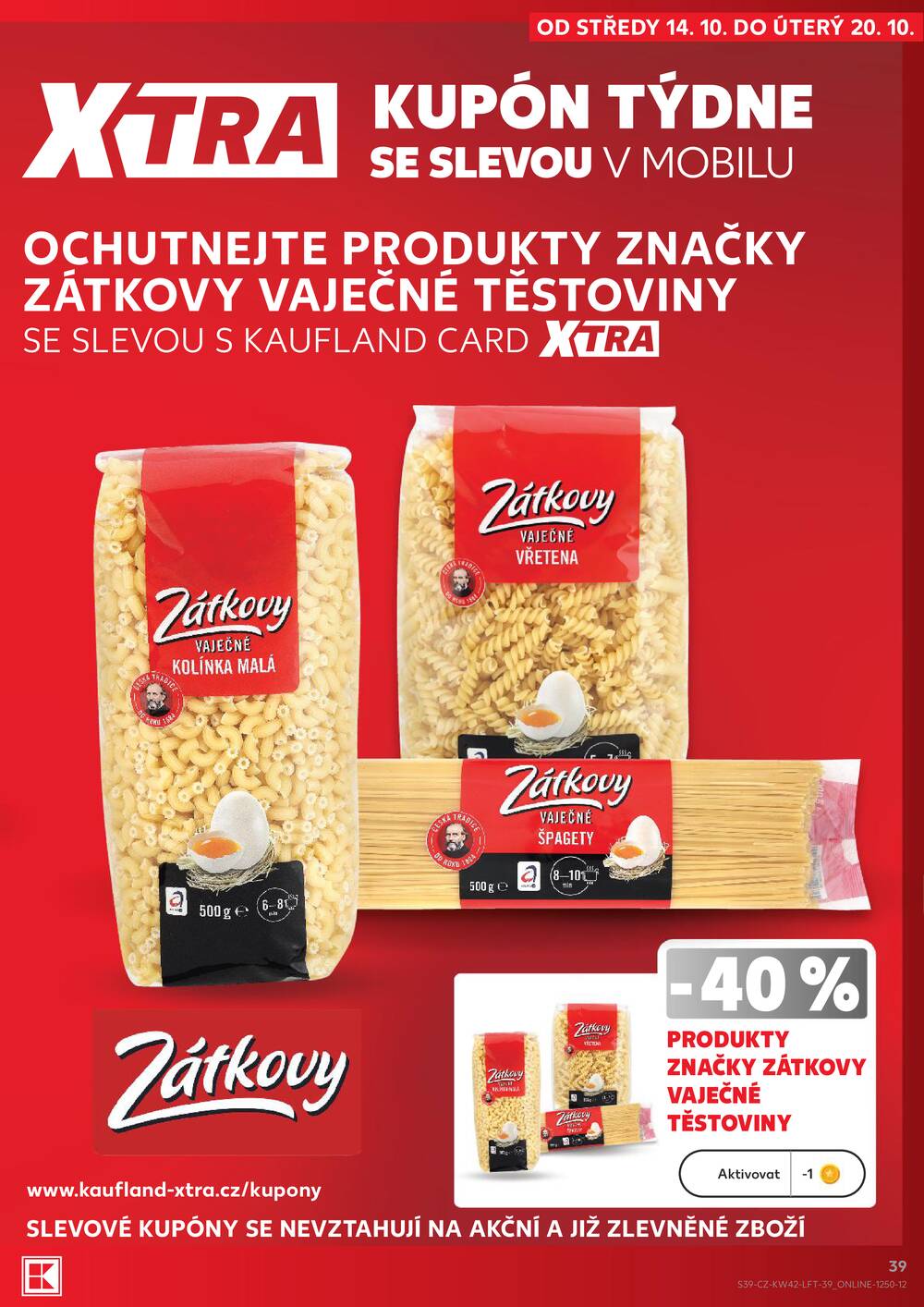 Kaufland 14.10. - 20.10. - Kaufland - Děčín