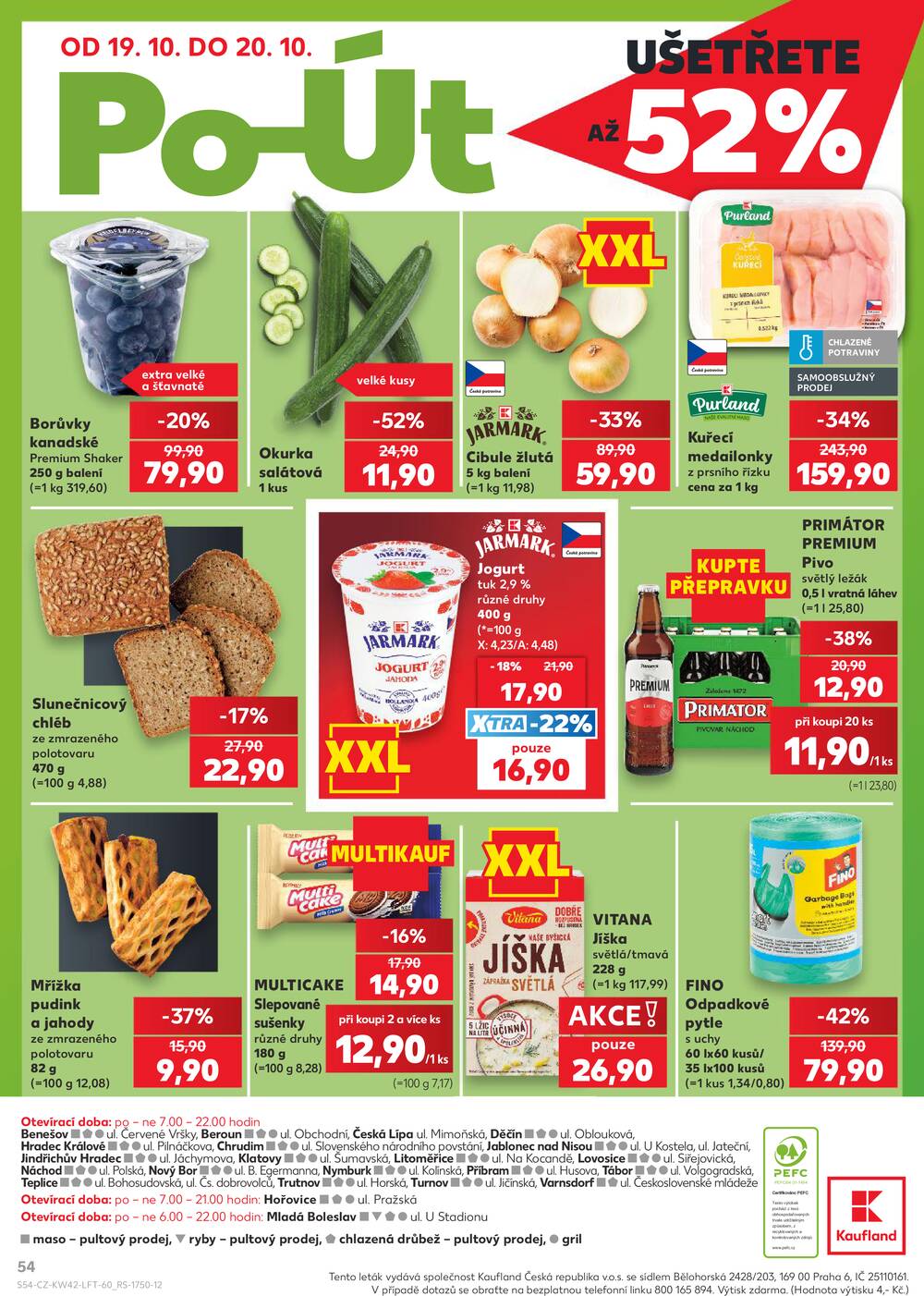Kaufland 14.10. - 20.10. - Kaufland - Jablonec nad Nisou (Jateční)