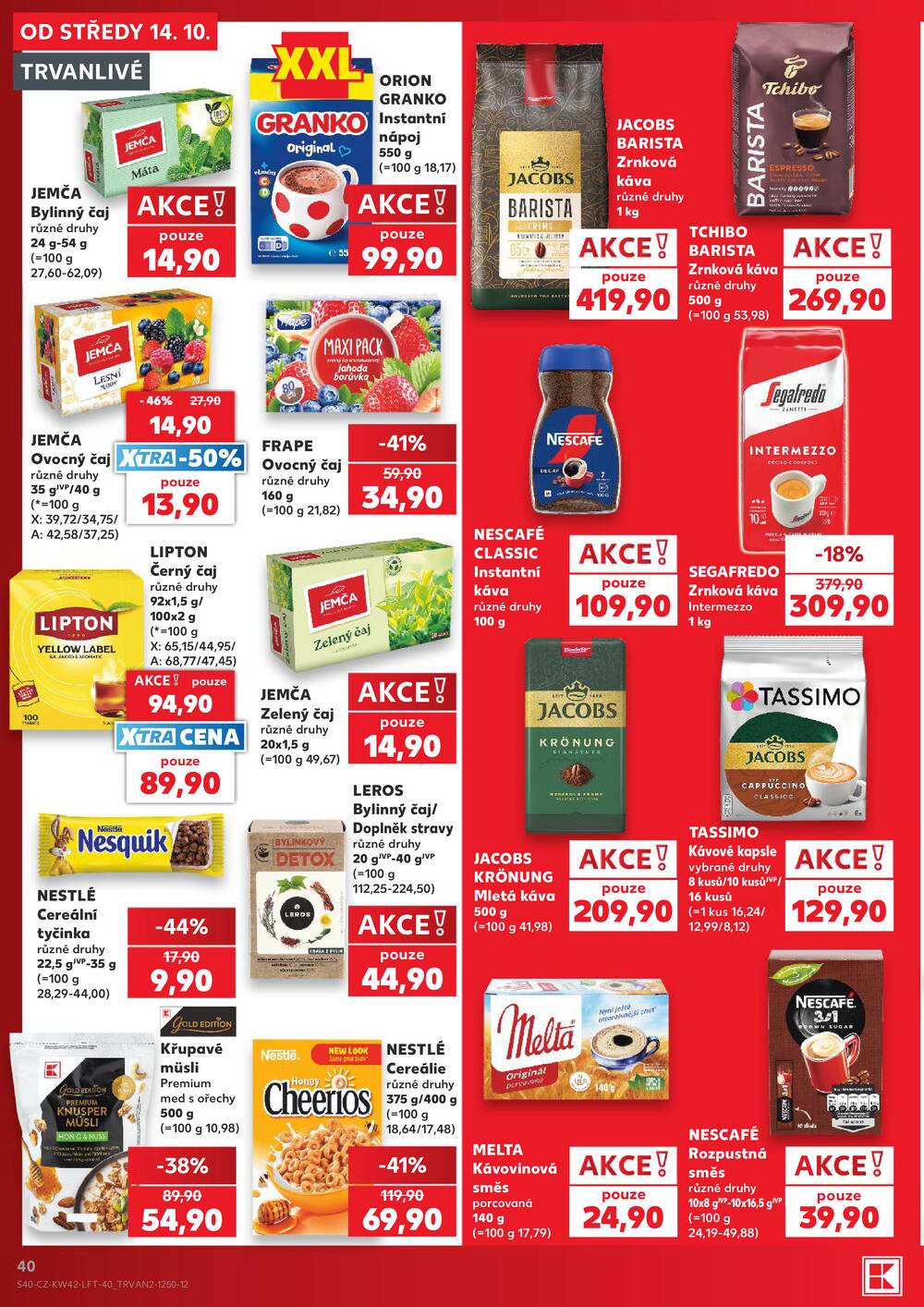 Kaufland 14.10. - 20.10. - Kaufland - Kolín