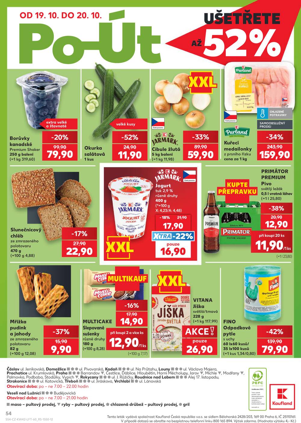 Kaufland 14.10. - 20.10. - Kaufland - Praha 8 (Malý Klín)